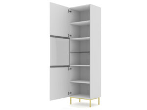 Miniaturka 10 - Witryna Navia z frezowanymi frontami 60x217 cm