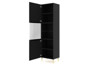 Miniaturka 3 - Witryna Navia z frezowanymi frontami 60x217 cm