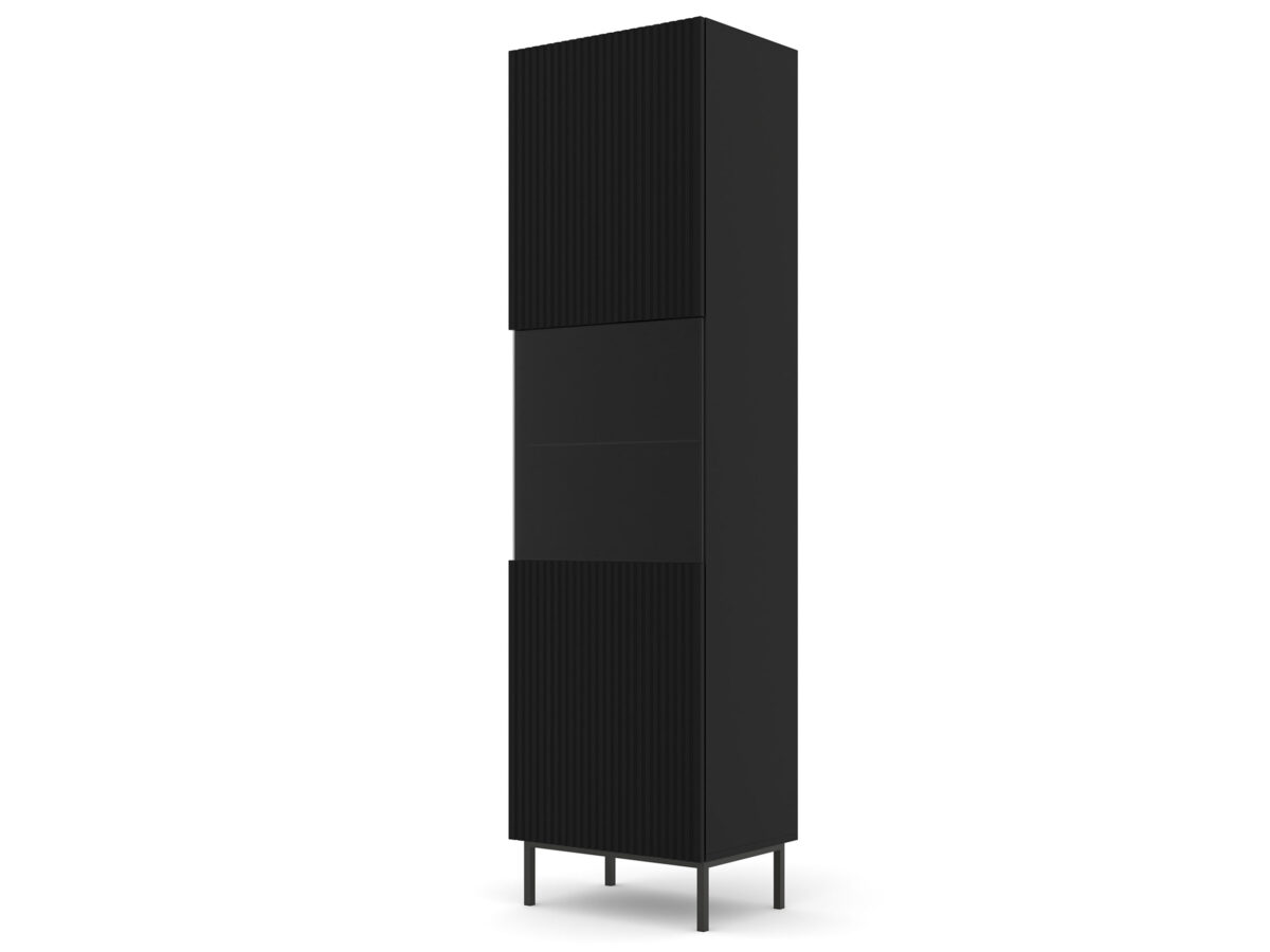 Witryna Navia z frezowanymi frontami 60×217 cm