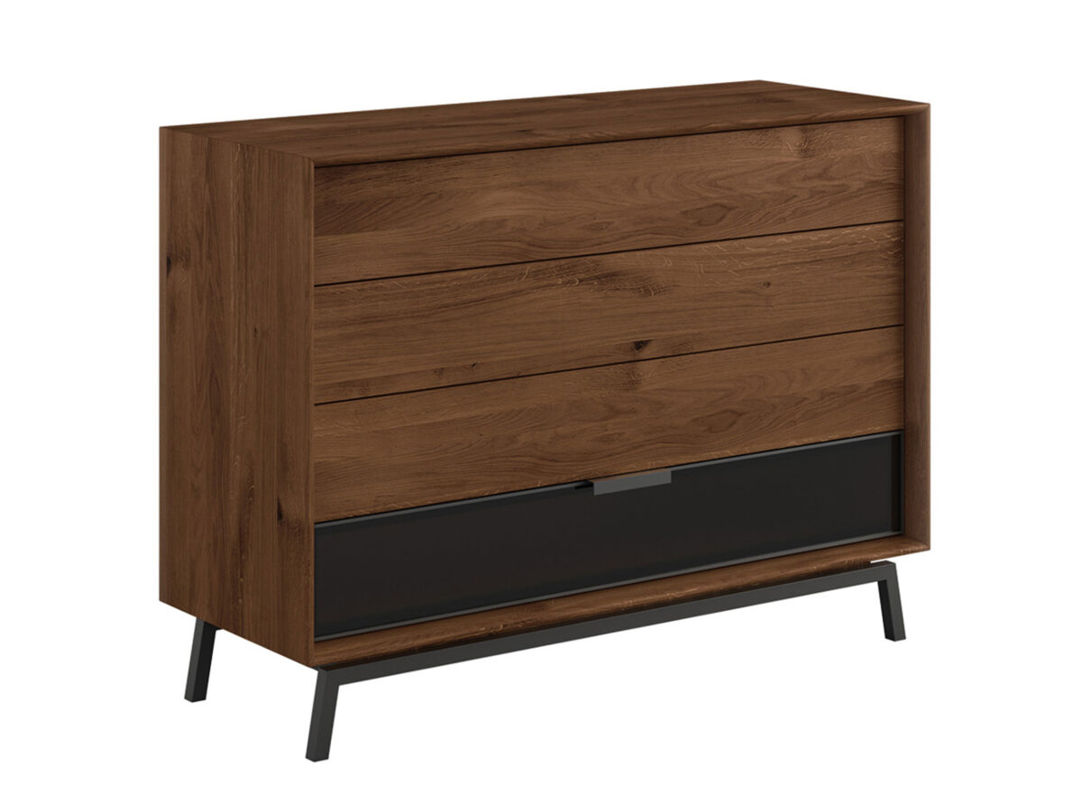 Komoda dębowa olejowana Oak Elegance Tabacco