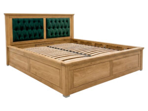 Miniaturka 2 - Solidne łóżko z drewna dębowego ISUMI 120x200