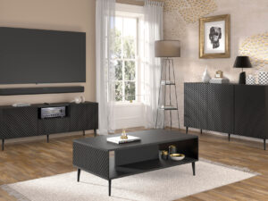 Miniaturka 5 - Komoda Navia 3D z frezowanymi frontami 150 cm