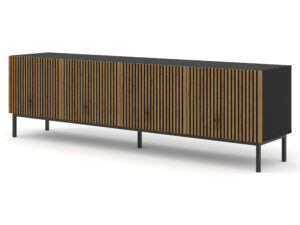 Miniaturka 2 - Szafka RTV Navia 4D z frezowanymi frontami 200 cm