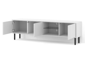 Miniaturka 8 - Szafka RTV Holi wisząca/stojąca z frezowanymi frontami 156 cm