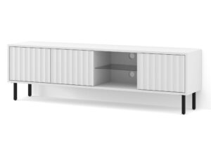 Miniaturka 10 - Szafka RTV Holi wisząca/stojąca z frezowanymi frontami 156 cm