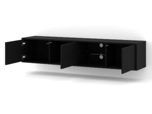 Miniaturka 4 - Szafka RTV Holi wisząca/stojąca z frezowanymi frontami 156 cm