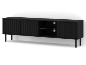Miniaturka 2 - Szafka RTV Holi wisząca/stojąca z frezowanymi frontami 156 cm