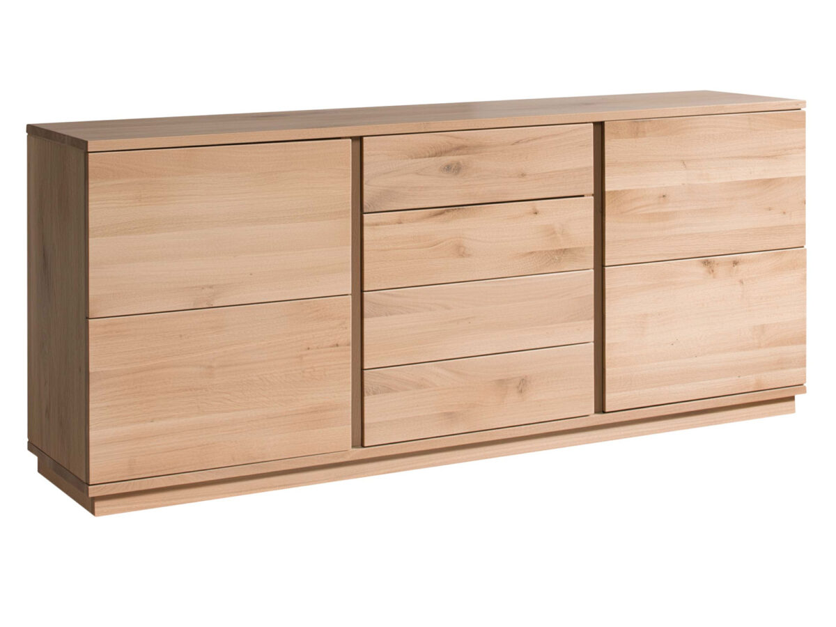 Elegancka komoda III Avelune z drewna dębowego