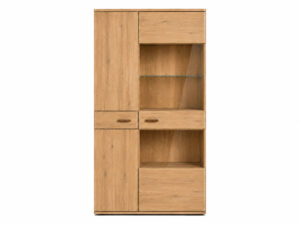 Miniaturka 7 - Elegancka Witryna Dorest II z Naturalnego Dębu