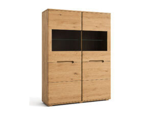 Miniaturka 1 - Barek Dębowy Aura Elegancka Strefa Przechowywania