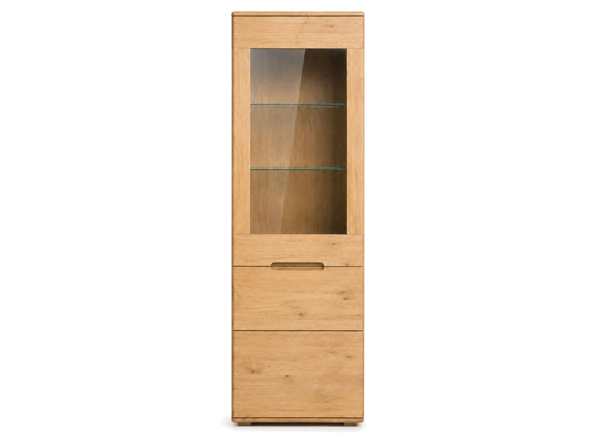 Witryna Dębowa Aura 60 cm Wysoka