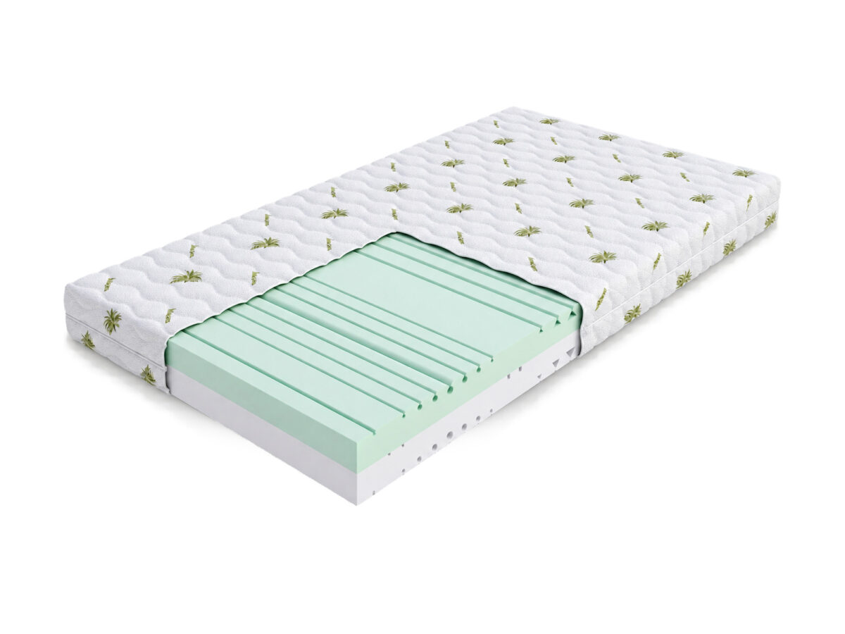 Materac dziecięcy piankowy 7-strefowy Aloe Vera TARINO