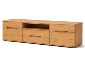 Miniaturka 1 - Szafka RTV Aura 180 cm Dąb Piaskowy i Subtelna Forma