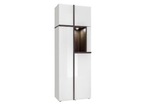 Miniaturka 7 - Witryna wysoka z LED Cresto 70 cm na białym tle