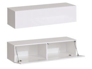 Miniaturka 4 - Szafka RTV Kelmoro 120 cm – widok frontu oraz wnętrza