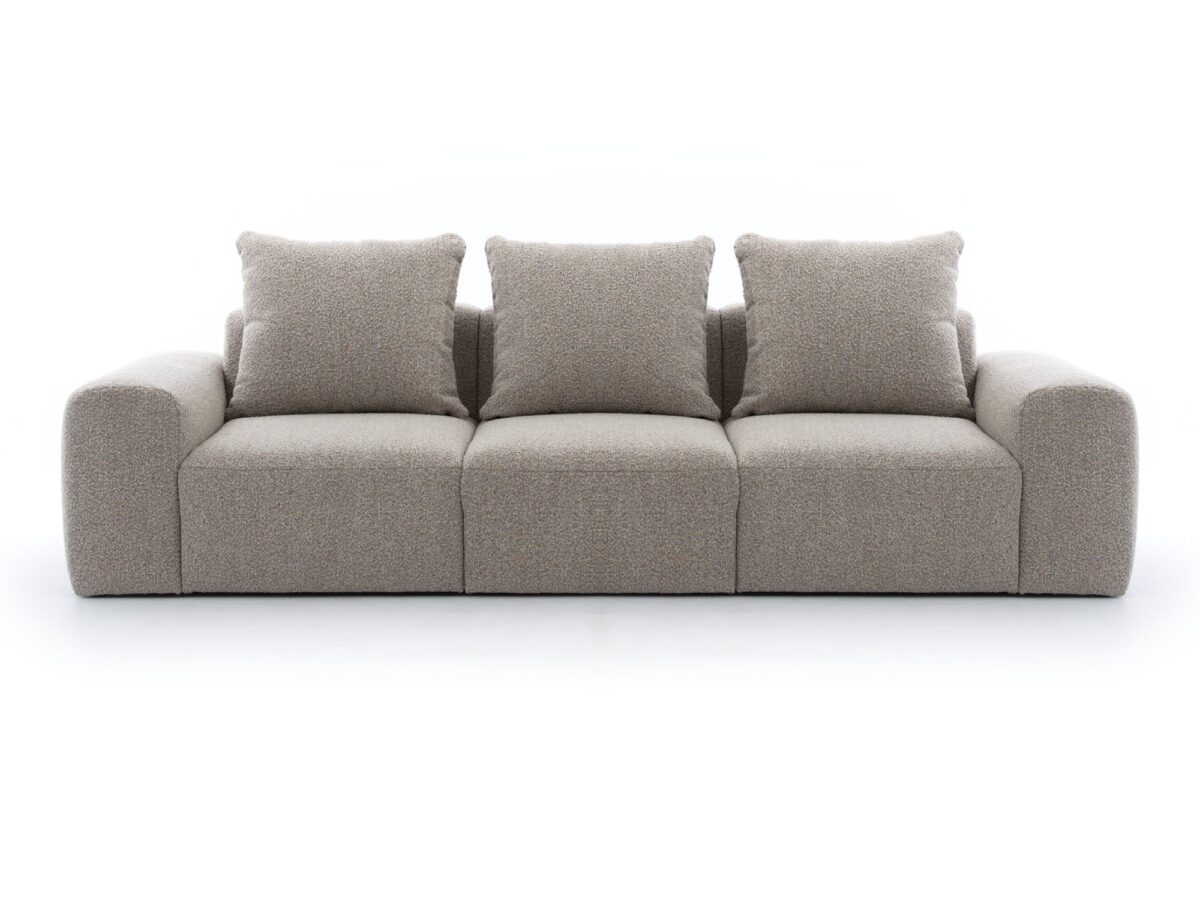 Sofa trzyosobowa z luźnymi poduszkami Brunelio 287 cm