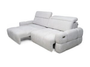 Miniaturka 1 - Sofa Marello 264 cm z wysuniętym siedziskiem i uniesionymi zagłówkami pod kątem