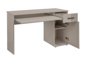Miniaturka 1 - Biurko Sigvero z otwartą szufladą i szafką