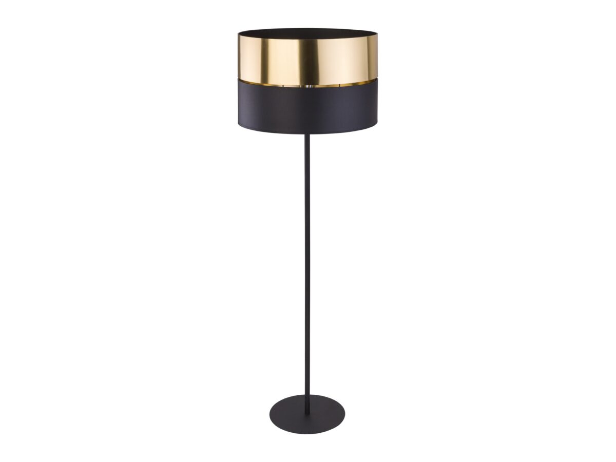 Lampa podłogowa Hilton czarno-złota 159 cm