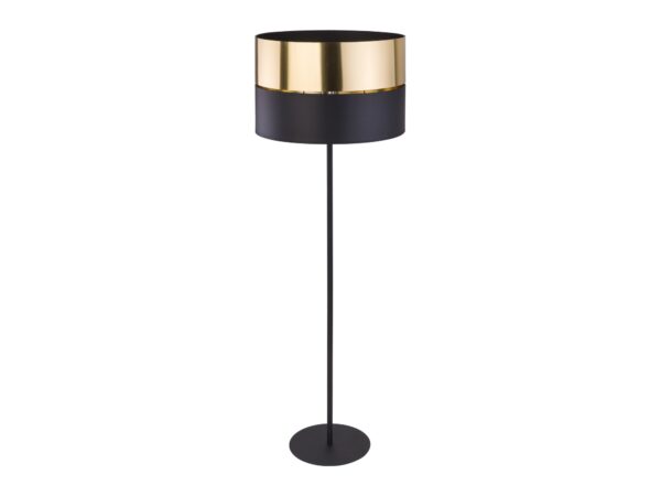 Lampa podłogowa Hilton czarno-złota 159 cm
