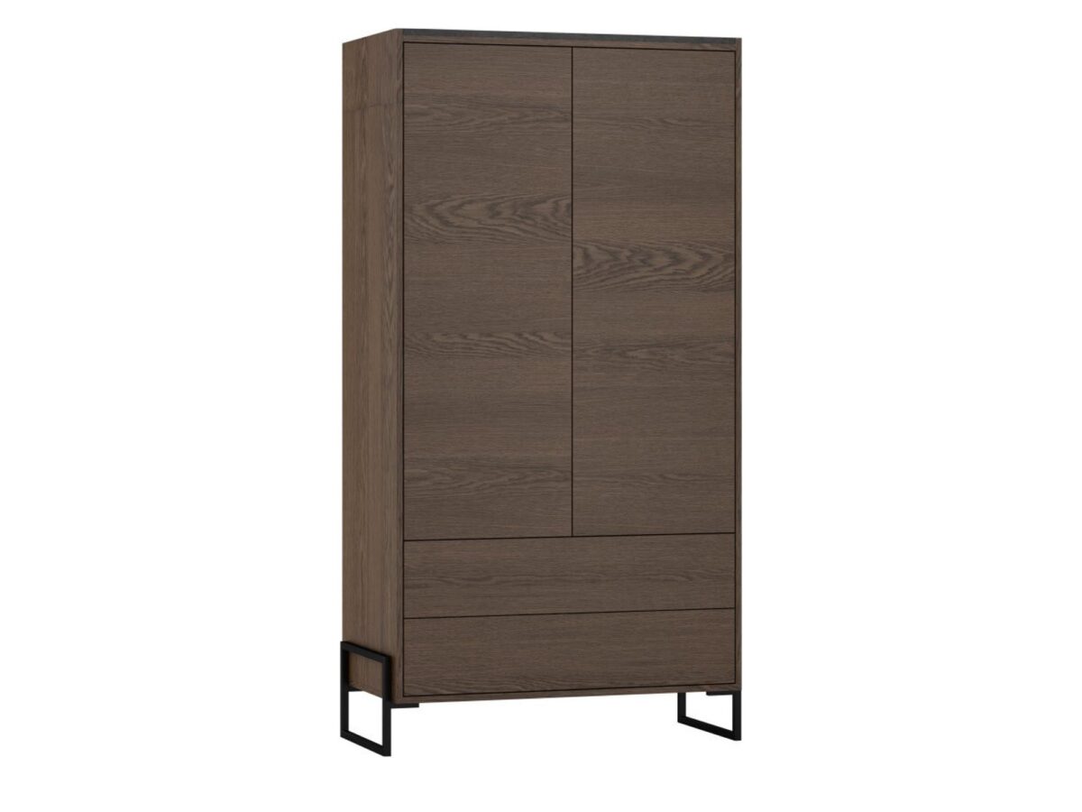 Szafa dwudrzwiowa z 2 szufladami Giolani 100 cm