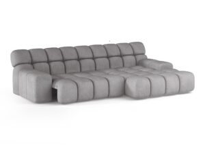 Miniaturka 2 - Sofa narożna Campello 297 cm z elektrycznie wysuniętym siedziskiem