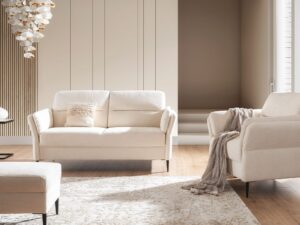Miniaturka 2 - Sofa Narvento w aranżacji jasnego salonu