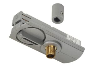 Miniaturka 2 - Srebrnoszary adapter do lamp wiszących do szyny jednofazowej, sam produkt