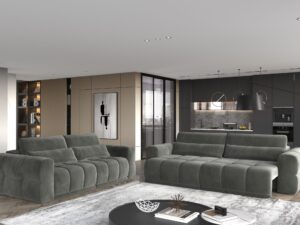 Miniaturka 3 - Sofa Lagvero z oboma siedziskami wysuniętymi do spania