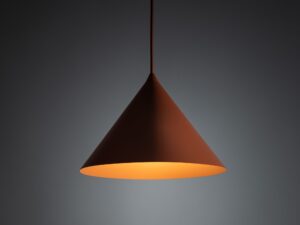 Miniaturka 11 - Aranżacja pomieszczenia z ceglastą lampą wiszącą Cono M