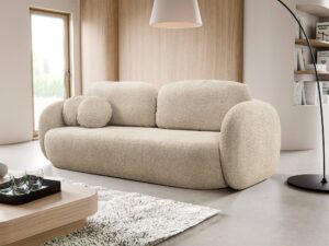 Miniaturka 5 - Sofa Valsera w tkaninie Abriamo 3 — aranżacja jasnego salonu