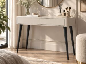 Miniaturka 2 - Toaletka z 2 szufladami Mocario 115 cm na nogach – zdjęcie 3