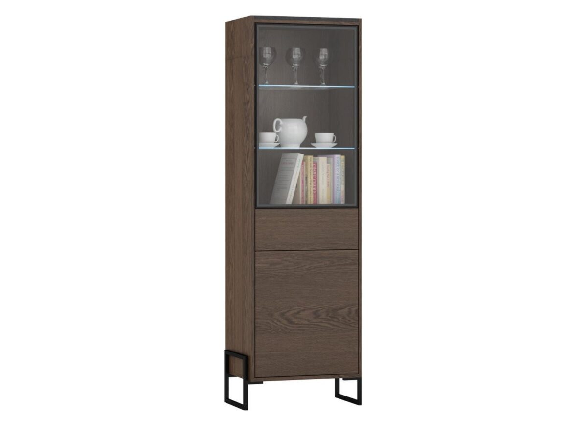 Witryna dwudrzwiowa z szufladą Giolani 60 cm
