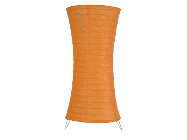 Pomarańczowa lampa stojąca Baletio z pojedynczą oprawką E27