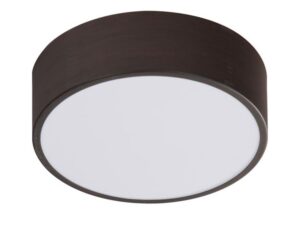 Miniaturka 1 - Plafon Balirano wenge z białym kloszem, zintegrowany LED 10 W 4000 K