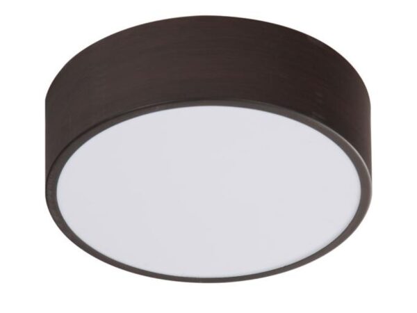 Plafon sufitowy Balirano w wykończeniu wenge, zintegrowany LED 10 W 6500 K