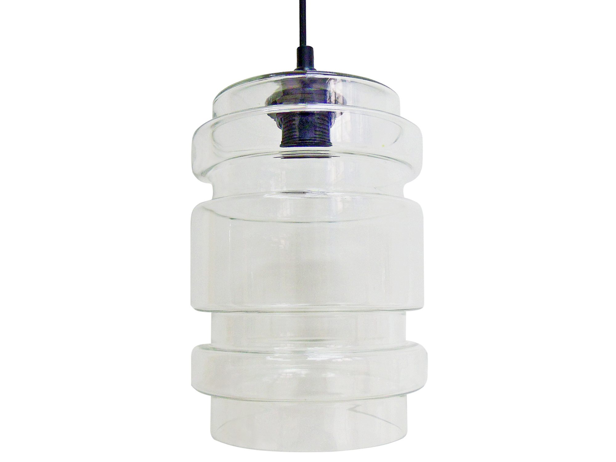 Lampa wisząca Balisano 17 cm z przezroczystym szklanym kloszem