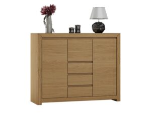 Miniaturka 2 - Szafka z drewna jasnego z szufladami