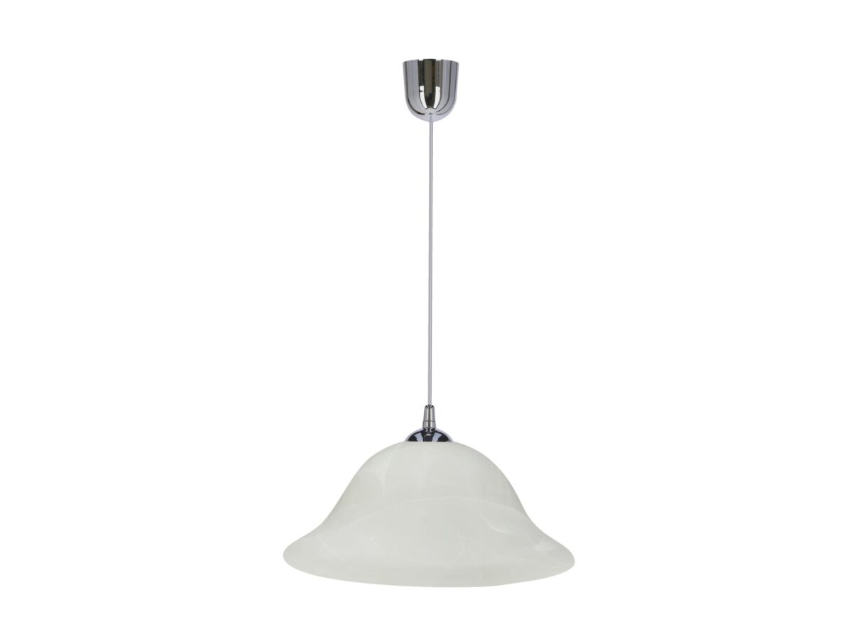 Lampa wisząca Beroveta ze szkłem alabastrowym E27
