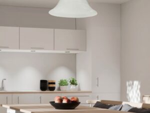 Miniaturka 4 - Lampa wisząca Beroveta w miedzianym wykończeniu i aranżacji wnętrza