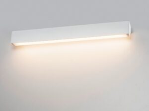 Miniaturka 2 - Biała lampa ścienno-sufitowa LED w aranżacji pomieszczenia