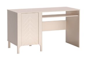 Miniaturka 6 - Biurko Fenita 135 cm kaszmir, zamknięta szafka i blat