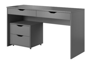 Miniaturka 2 - Biurko Kemari 138 cm z kontenerkiem – kontenerek sprzedawany osobno