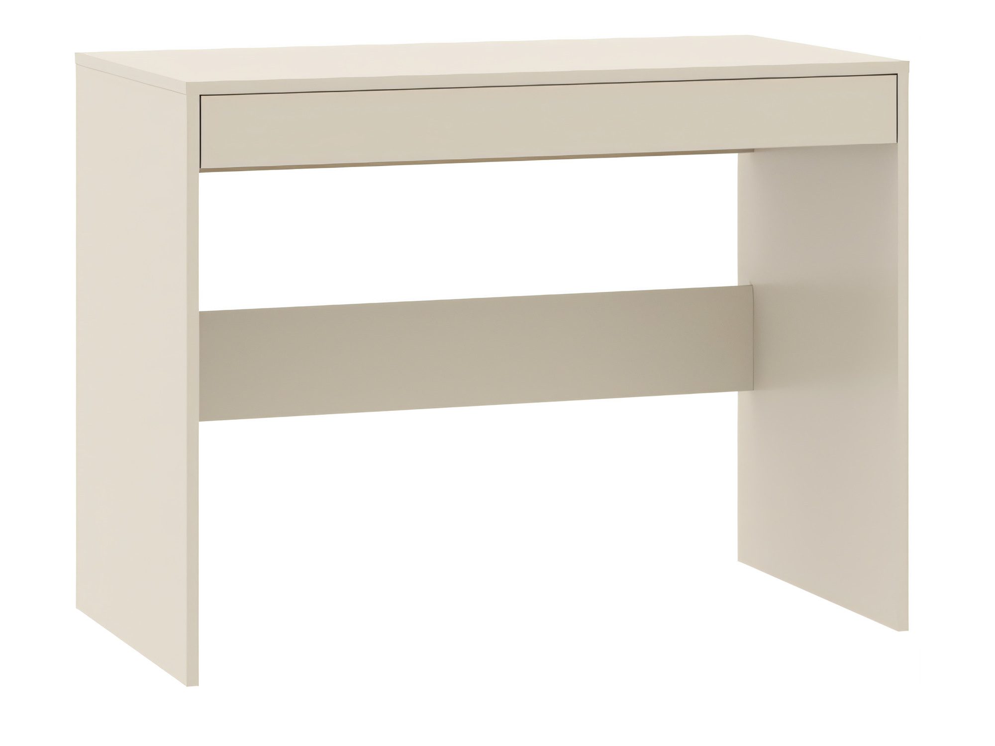 Biurko Lenzaro 100 cm kaszmir z 1 szufladą