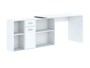 Miniaturka 1 - Szafka biurkowa biała z szufladami