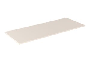 Miniaturka 8 - Blat łazienkowy laminowany 120 cm Kaszmir, widok pod kątem na blat i krawędź