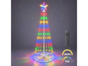 Miniaturka 3 - Biała choinka LED 150 cm – aranżacja świąteczna