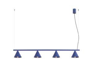 Miniaturka 101 - Czteropunktowy żyrandol Sorvella 122 cm Ultramaryna