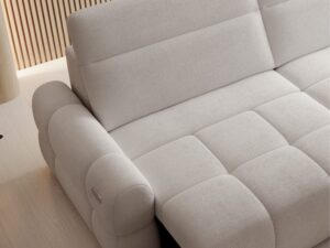 Miniaturka 3 - Sofa Marello w aranżacji z drewnianą ścianą