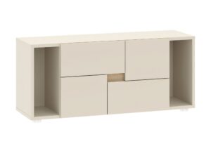Miniaturka 2 - Dostawka do łóżka Lenzaro 94 cm kaszmir i dąb